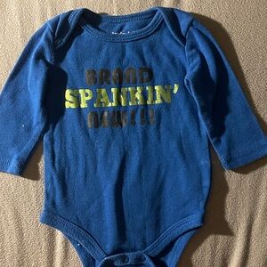 Kidgets Blue Bodysuit One Piece with Snap Closures